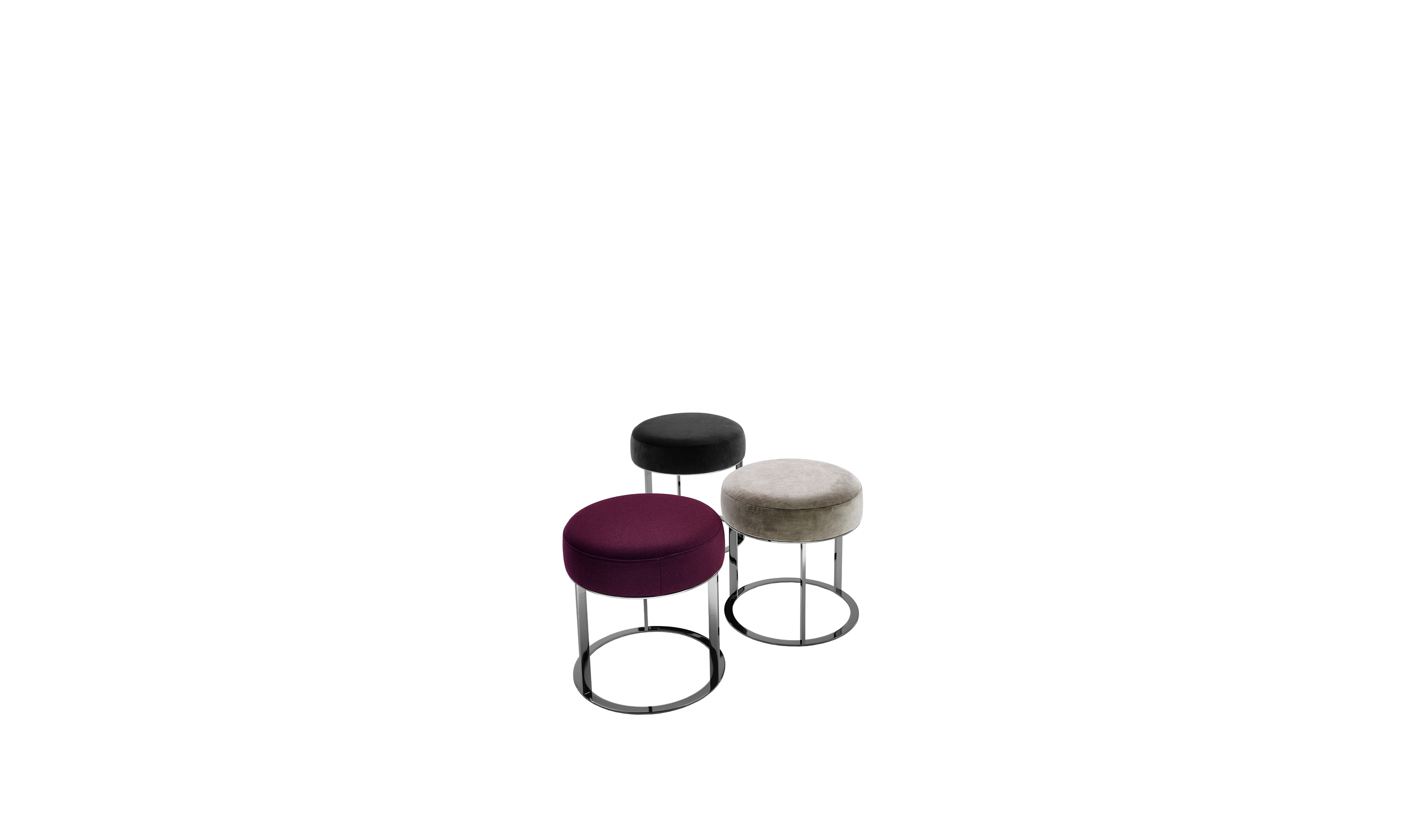 Designer Italian modern ottomans - Frank Ottomans 1